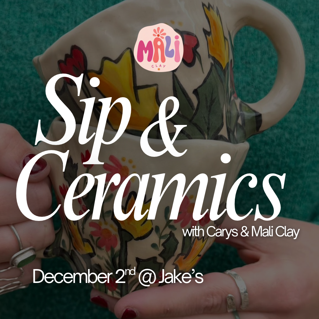 Sip & Ceramics - 02/12/2026 18:30 Jake's, Cardigan