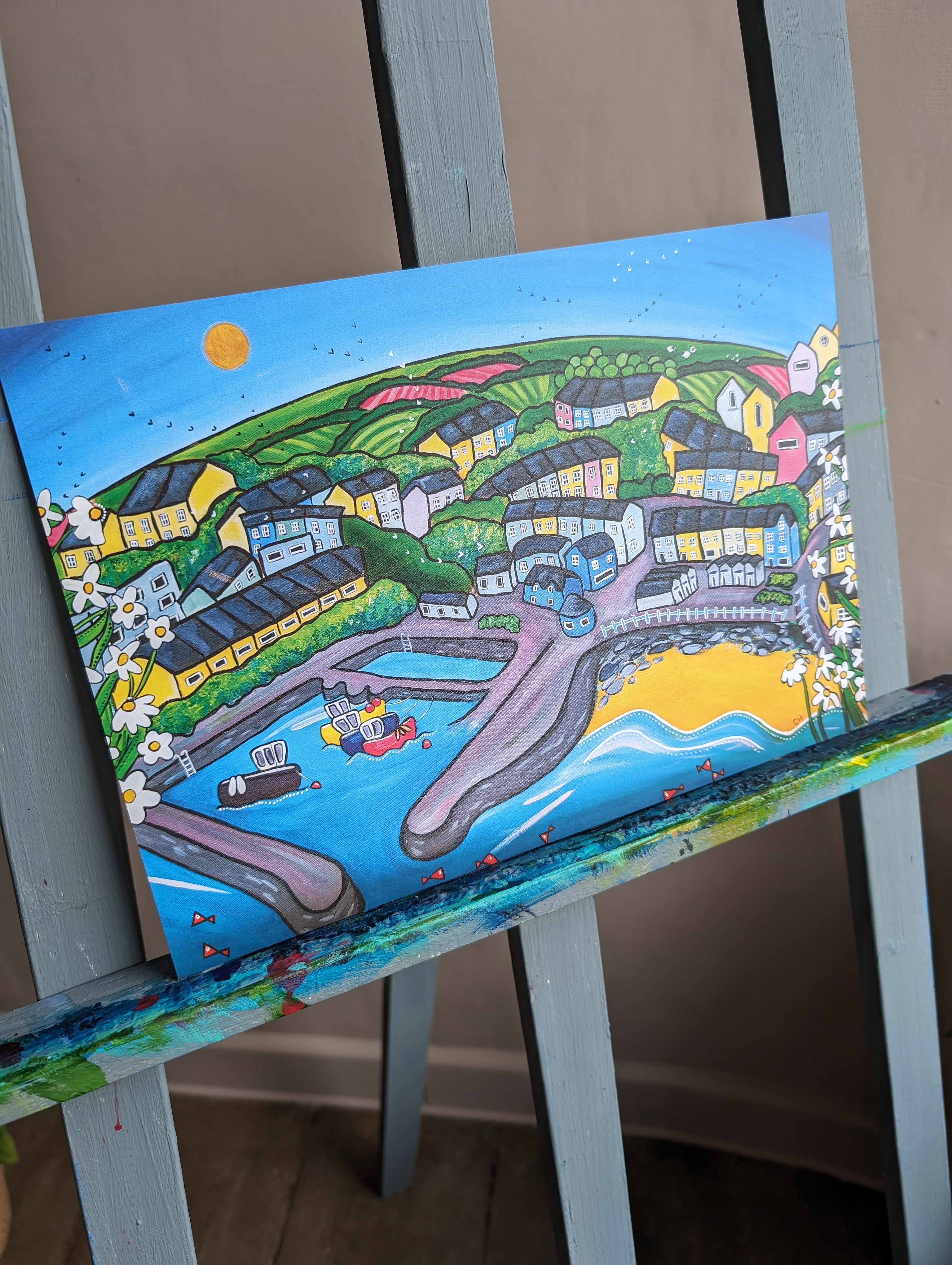 Saundersfoot A4 Print