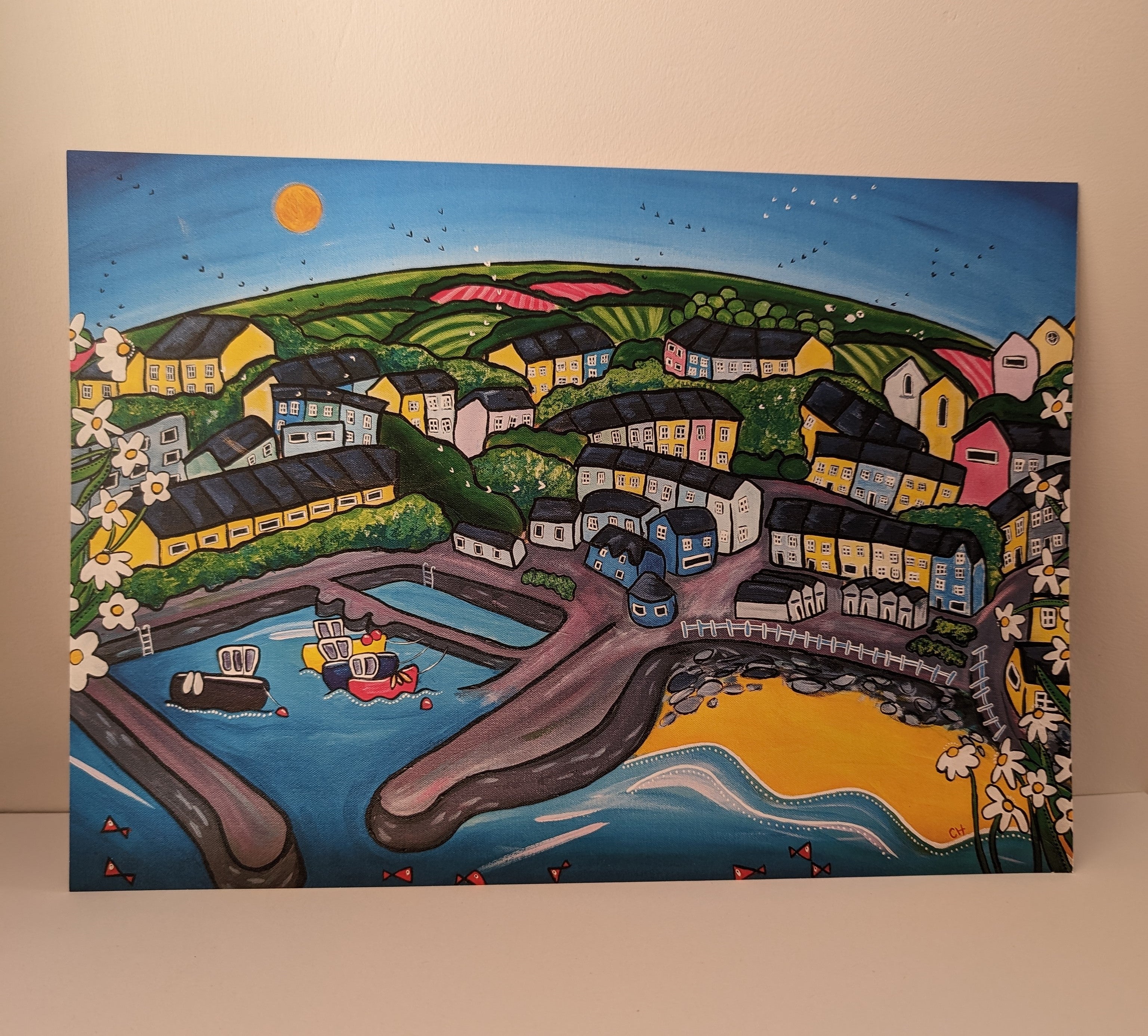 Saundersfoot A4 Print
